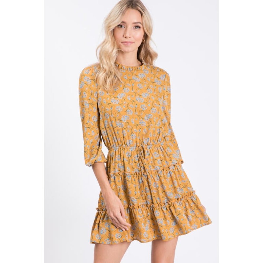 Hailey & Co Floral Ruffle Mini Dress - Picture 5 of 5